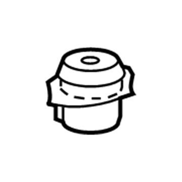 GM 23248395 Mount Cushion 23248395 GM Mount Cushion Illustration 1 of 1