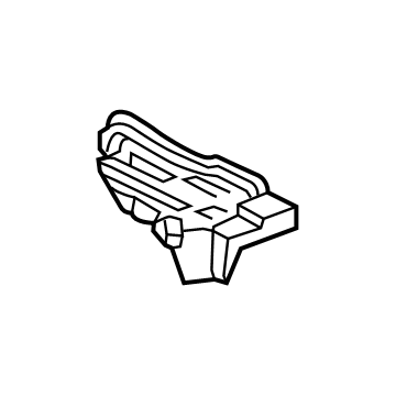 GM 23450922 Filler, Front Passenger Side 23450922 GM Filler, Front Passenger Side Illustration 1 of 1