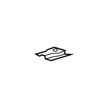 GM 23432303 Lower Cover Brace, Driver Side 23432303 GM Lower Cover Brace, Driver Side Illustration 1 of 1