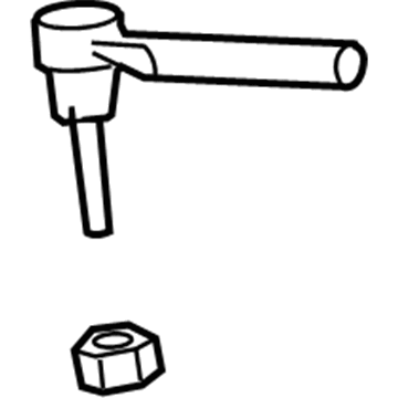 GM 15907712 Outer Tie Rod 15907712 GM Outer Tie Rod Illustration 1 of 1