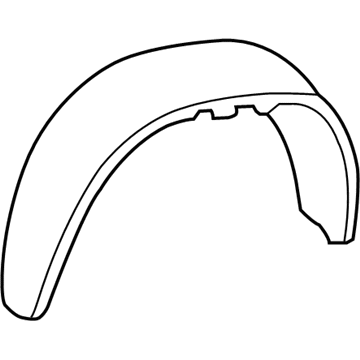 GM 15210720 Liner, Rear Passenger Side 15210720 GM Liner, Rear Passenger Side Illustration 1 of 1