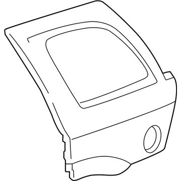 GM 15785407 Quarter Panel, Driver Side 15785407 GM Quarter Panel, Driver Side Illustration 1 of 1