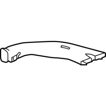 GM 23166058 Floor Duct, Passenger Side 23166058 GM Floor Duct, Passenger Side Illustration 1 of 1