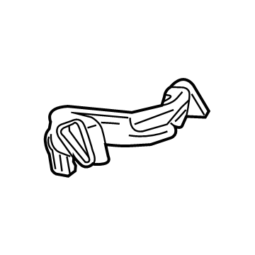 GM 23373749 Floor Duct, Passenger Side 23373749 GM Floor Duct, Passenger Side Illustration 1 of 1