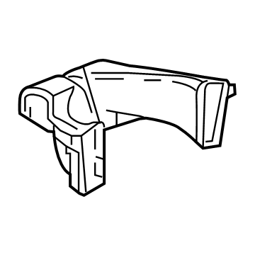 GM 84380137 Center Duct 84380137 GM Center Duct Illustration 1 of 1