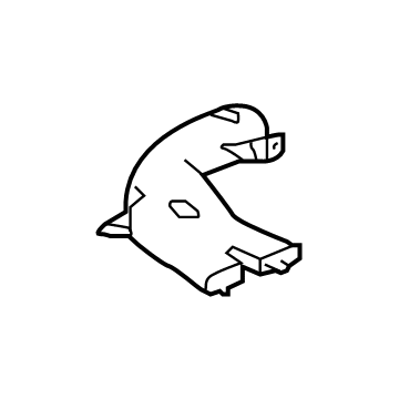 GM 23166057 Floor Duct, Driver Side 23166057 GM Floor Duct, Driver Side Illustration 1 of 1