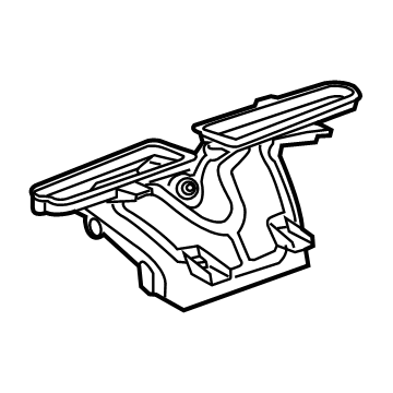 GM 84214225 Defroster Nozzle 84214225 GM Defroster Nozzle Illustration 1 of 1