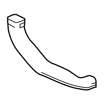 GM 23166056 Floor Duct, Passenger Side 23166056 GM Floor Duct, Passenger Side Illustration 1 of 1