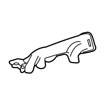 GM 23373750 Floor Duct, Driver Side 23373750 GM Floor Duct, Driver Side Illustration 1 of 1