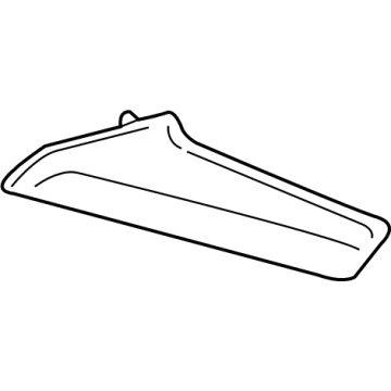 GM 84621200 Upper Panel, Titanium, Front Driver Side 84621200 GM Upper Panel, Titanium, Front Driver Side Illustration 1 of 1