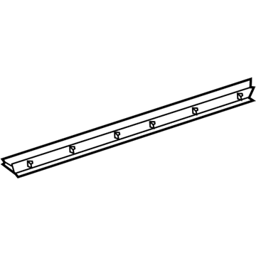 GM 22818760 Belt Weatherstrip, Rear Passenger Side 22818760 GM Belt Weatherstrip, Rear Passenger Side Illustration 1 of 1