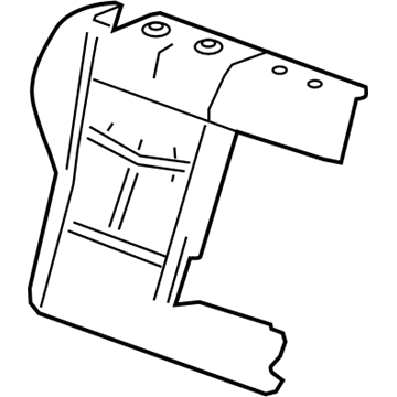 GM 22783981 Seat Back Pad, Rear 22783981 GM Seat Back Pad, Rear Illustration 1 of 1