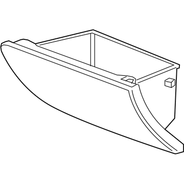84631581 GM Glove Box Door, Black Illustration 1 of 1