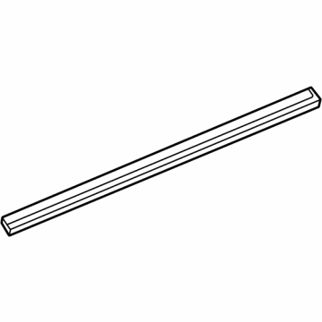 GM 84832780 Belt Molding, Rear Passenger Side 84832780 GM Belt Molding, Rear Passenger Side Illustration 1 of 1