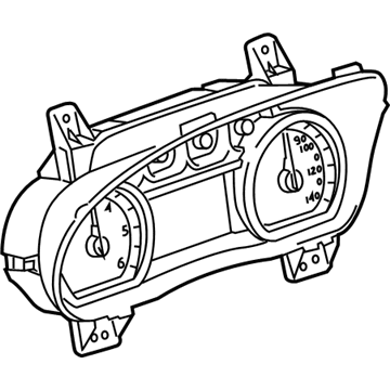 Chevy 84597918 Instrument Cluster