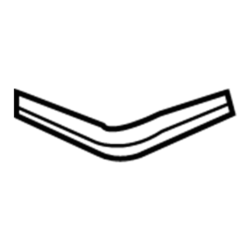 GM 12335676 Molding, Passenger Side 12335676 GM Molding, Passenger Side Illustration 1 of 1