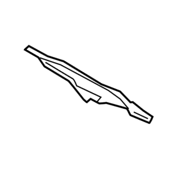 GM 23399259 Filler, Driver Side 23399259 GM Filler, Driver Side Illustration 1 of 1