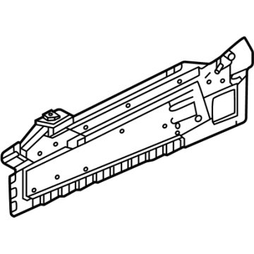 GM 85693356 Rail, Frame Front Side And Engine Compartment 85693356 GM Rail, Frame Front Side And Engine Compartment Illustration 1 of 1