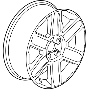 22739446 GM Wheel, Alloy, Rear Illustration 1 of 1
