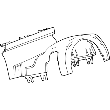 Chevy 26371227 Upper Column Cover