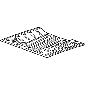 Chevy 60001088 Rear Floor Pan