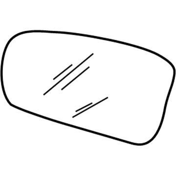 Chevy 12367168 Mirror Glass