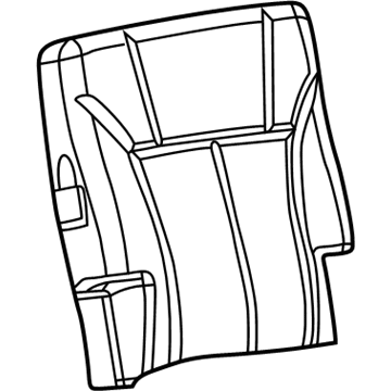 Chevy 89039282 Seat Back Cover