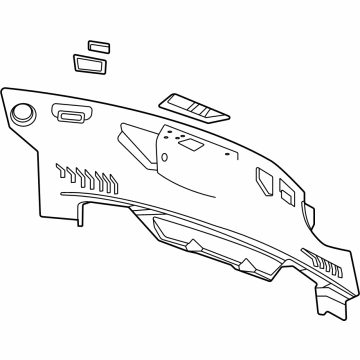 Chevy 84921434 Rear Panel Trim