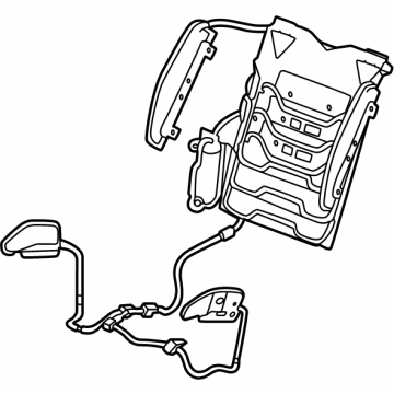 Cadillac 13549286 Lumbar Support