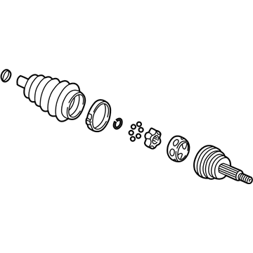 Chevy 22724177 Outer CV Joint