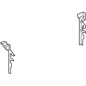 GM 25891528 Side Shield, Driver Side 25891528 GM Side Shield, Driver Side Illustration 1 of 1