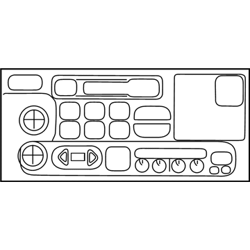 Chevy 9390231 Radio