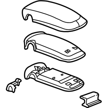 10445060 GM Armrest Illustration 1 of 1