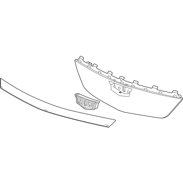 Cadillac 85712596 Upper Grille