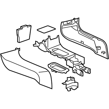 Buick 19207347 Front Console