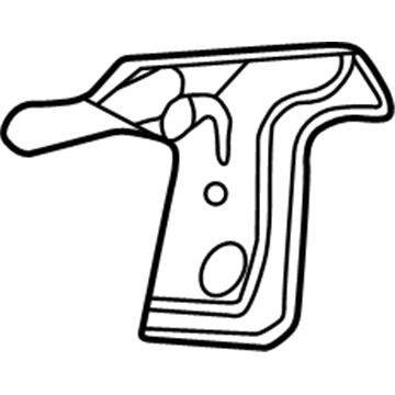 15969884 GM Inner Pillar, Passenger Side Illustration 1 of 1