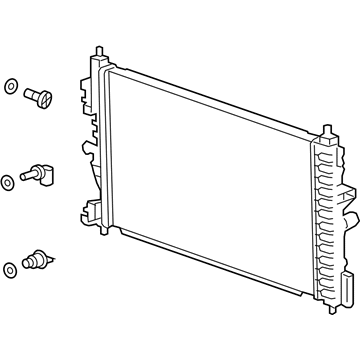 Chevy Cruze Limited Radiator - 13267668