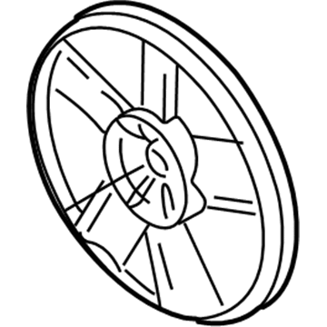 Chevy Corsica Cooling Fan Assembly - 22125855