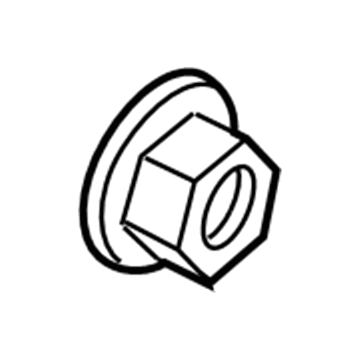 19316222 GM Exhaust Manifold Nut Illustration 1 of 1