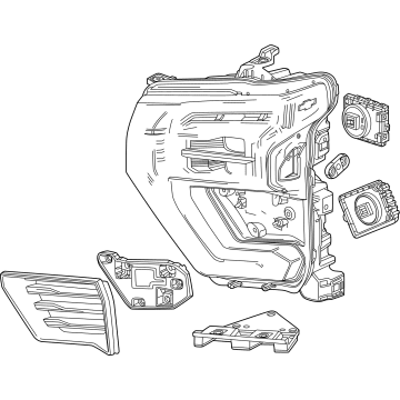 Chevy 85044249 Headlamp Assembly