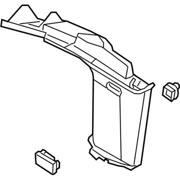 39157357 GM Front Trim, Rear Driver Side Illustration 1 of 1