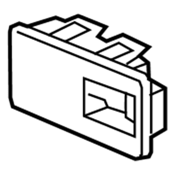 13338045 GM Switch Bezel, Rear Illustration 1 of 1