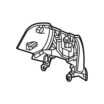 Cadillac 13553487 Seat Back Panel