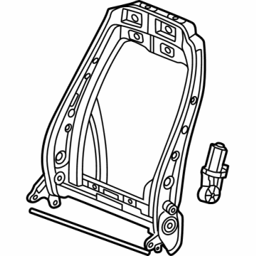 Cadillac 13562380 Seat Back Frame