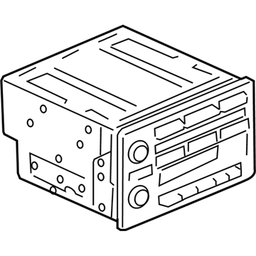 Chevy 10357886 AM/FM CD