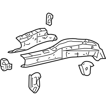 GM 88972288 Rail Assembly 88972288 GM Rail Assembly Illustration 1 of 1
