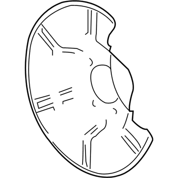 Chevy Cruze Backing Plate - 13408177