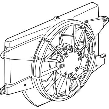 Saturn Vue Fan Shroud - 22674667