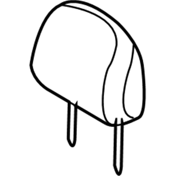 Pontiac 19184952 Headrest
