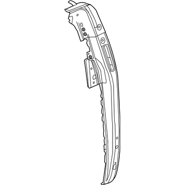 GM 20989798 Lock Pillar Reinforcement, Driver Side 20989798 GM Lock Pillar Reinforcement, Driver Side Illustration 1 of 1